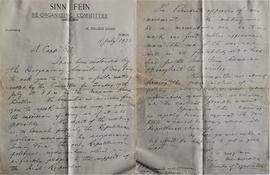 Letter to William Frederick Paul Stockley from Conn Mac Murchadha