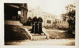 Fr. James O’Mahony and Fr. Joseph Fenelon at the Capuchin Novitiate, Wilmington, Delaware