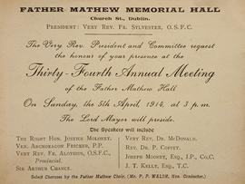 Invitation card to Annual Meeting