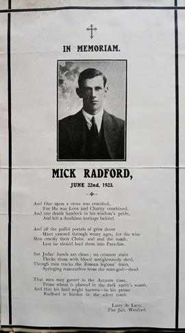 In Memoriam / Mick Radford