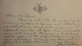 Letter to Patrick Pearse from John McGuire