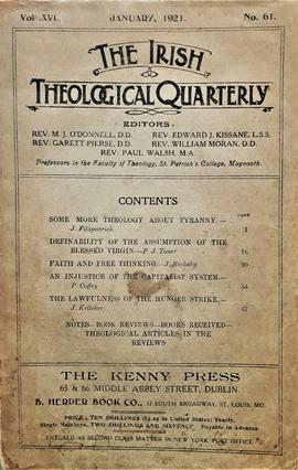 The Irish Theological Quarterly