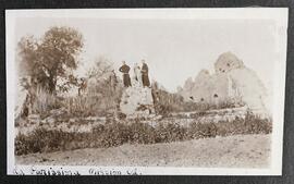 Fr. Vincent Kerwick and Fr. Fintan Roche at La Purísima Mission, California