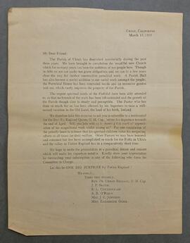 Testimonial appeal for Fr. Raphael Quinn
