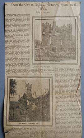 From the City to Dalkey / Historical Spots on the Way’