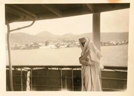 Religious sister off the coast of Freetown, West Africa