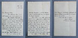 Letter from Fr. Edward Fesenmeyer