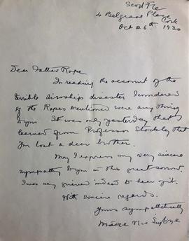 Letters from Mary MacSwiney