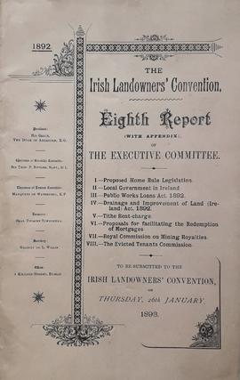 Eighth Report of the Irish Landowners’ Convention