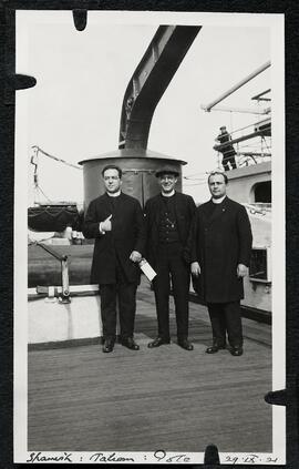 Priests on board the RMS ‘Berengaria’