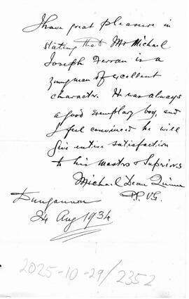 Michael Quinn testimony