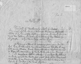 Anglo-Hibernian (St. Joseph's Province) 10th (1884) Provincial Chapter  Convocatory Letter