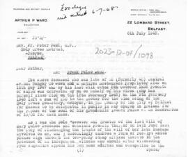 Frank Puleo estate - Arthur P. Ward solicitor