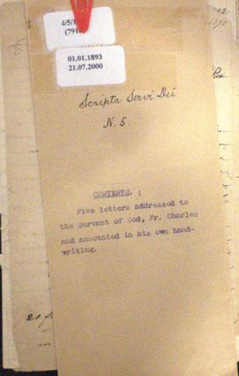 1846034; Blessed Charles Houben: Writings: