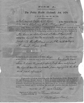 Rathmines Town Commissioners -abate the nuisance