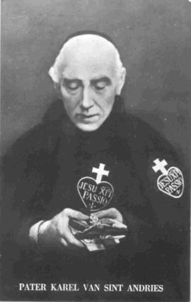 Post card Pater Karl Van Sint Andries