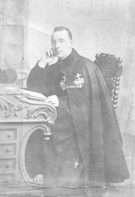 Fr. Hubert Carruth - a faded sepia tone