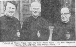 Ralph, Raymond & John Francis, 1st Parish Team, Mount Argus