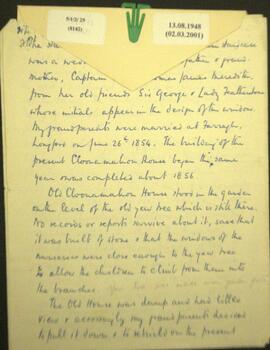 St. Joseph's Retreat, Cloonamahon: Collooney: