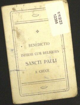 Blessing with relics of the sick