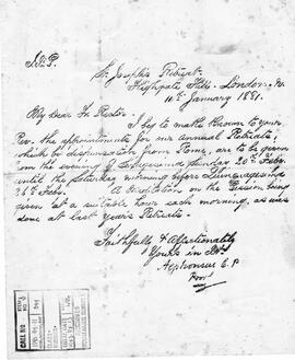 Mount Argus: Community Retreats: Photocopy of letter from the Provincial to the Rectors: