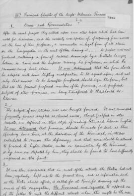 Anglo-Hibernian (St. Joseph's) Province 3rd (1863) Provincial Chapter  Decrees