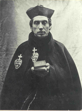 Bl. Charles  as a young priest, possibly 1st such photo