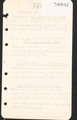Missions and Retreats : Special Groups: 1923082 Burke, Edmund