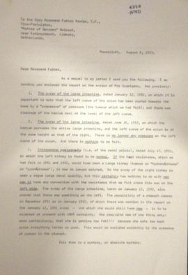 1846034 Bl. Charles Houben, C.P., Cause: Cure: Mrs. Spaetgens-Verheggen: Verheggen