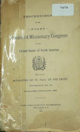Missions and Retreats: Bound Volumes: