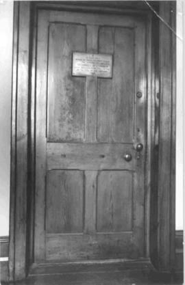 Door to Bl. Charles's cell in Mount Argus