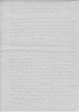 Anglo-Hibernian (St. Joseph's) Province 20th (1914) Provincial Chapter  Acta  Official Record of pro