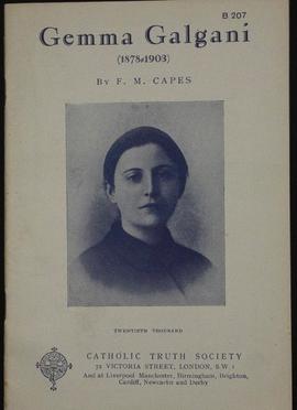 St. Gemma Galgani: Capes, F.M.