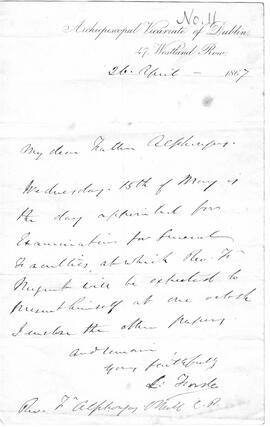 Mount Argus; Faculties: 1861028 Nugent, C.P., Daniel