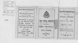 Holy Cross Retreat, Ardoyne: Belfast: Church Services :