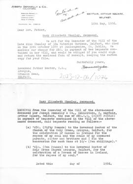 Mary Elizabeth Shanley estate - Joseph Donnelly & Co. Solicitors